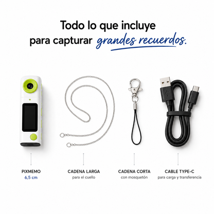 PixMemo® | Mini Cámara Llavero
